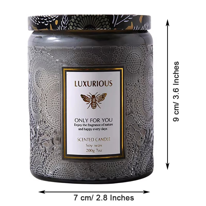 7 OZ Jar Scented Candle, Natural Soy Candle, Serenity Aromatic Candles, Home Decorative Scented Candles Gift for Friends
